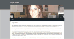 Desktop Screenshot of angievarona.weebly.com