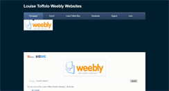 Desktop Screenshot of louisetoffolo-ww.weebly.com