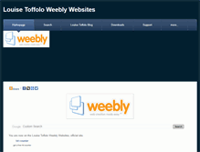 Tablet Screenshot of louisetoffolo-ww.weebly.com