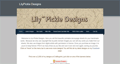 Desktop Screenshot of lilypickle.weebly.com