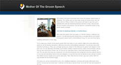 Desktop Screenshot of motherofthegroomspeech.weebly.com