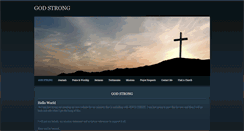 Desktop Screenshot of godstrong.weebly.com