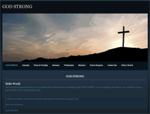 Tablet Screenshot of godstrong.weebly.com