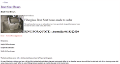 Desktop Screenshot of boatseatboxes.weebly.com