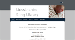 Desktop Screenshot of lincolnslinglibrary.weebly.com