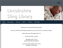 Tablet Screenshot of lincolnslinglibrary.weebly.com