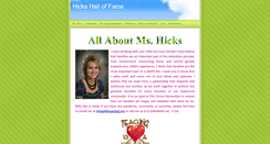 Desktop Screenshot of mshickshalloffame.weebly.com