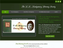 Tablet Screenshot of lmmontgomeryliterarysociety.weebly.com