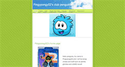Desktop Screenshot of pingypongy02clubpenguincheats.weebly.com