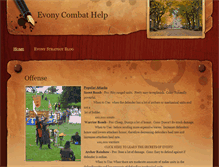 Tablet Screenshot of evonycombathelp.weebly.com