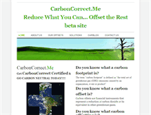Tablet Screenshot of carboncorrectme.weebly.com