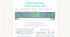 Desktop Screenshot of fostercareprayervigil.weebly.com