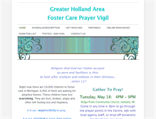 Tablet Screenshot of fostercareprayervigil.weebly.com