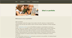 Desktop Screenshot of elisa-portfolio.weebly.com