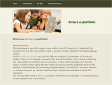 Tablet Screenshot of elisa-portfolio.weebly.com