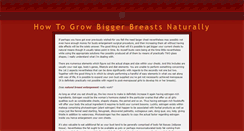 Desktop Screenshot of grow-breasts-naturally.weebly.com