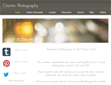 Tablet Screenshot of charterphotography.weebly.com