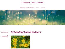 Tablet Screenshot of ledgrowlightscenter.weebly.com