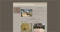Desktop Screenshot of mitchellpainting.weebly.com