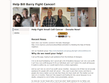 Tablet Screenshot of billbarryfightscancer.weebly.com