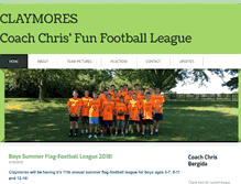 Tablet Screenshot of claymores.weebly.com