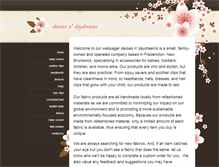 Tablet Screenshot of daisiesndaydreams.weebly.com