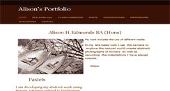 Desktop Screenshot of alisonsportfolio.weebly.com