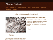 Tablet Screenshot of alisonsportfolio.weebly.com