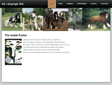 Tablet Screenshot of horselover33.weebly.com