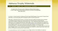 Desktop Screenshot of alabamatrophywhitetails.weebly.com