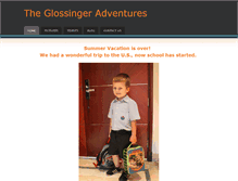 Tablet Screenshot of glossinger.weebly.com