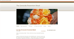 Desktop Screenshot of genocidepreventionritual.weebly.com