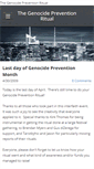 Mobile Screenshot of genocidepreventionritual.weebly.com