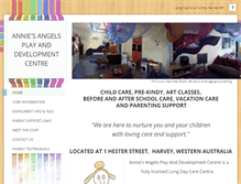 Tablet Screenshot of anniesangels.weebly.com