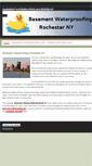 Mobile Screenshot of basementwaterproofingrochesterny.weebly.com