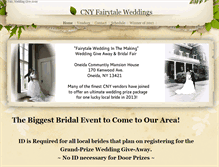 Tablet Screenshot of cnyfairytaleweddings.weebly.com