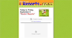 Desktop Screenshot of ireports.weebly.com