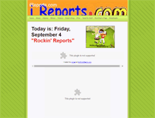 Tablet Screenshot of ireports.weebly.com