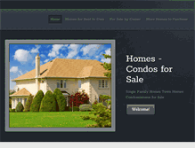 Tablet Screenshot of homes-condos-for-sale.weebly.com