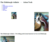 Tablet Screenshot of edinburghviolinist.weebly.com