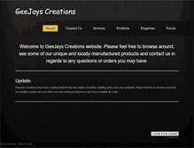 Tablet Screenshot of geejayscreations.weebly.com