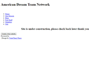 Tablet Screenshot of americandreamteamnetwork.weebly.com