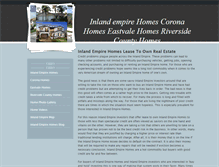 Tablet Screenshot of inlandempirecoronaeastvalehomes.weebly.com