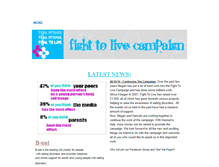 Tablet Screenshot of fighttolivecampaign.weebly.com