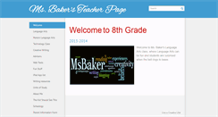 Desktop Screenshot of msbaker62.weebly.com