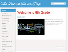 Tablet Screenshot of msbaker62.weebly.com