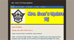 Desktop Screenshot of mrssvec.weebly.com