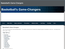 Tablet Screenshot of basketballsgamechangers.weebly.com