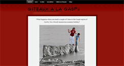 Desktop Screenshot of gateauxalagaspe.weebly.com