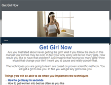 Tablet Screenshot of getgirlnow.weebly.com